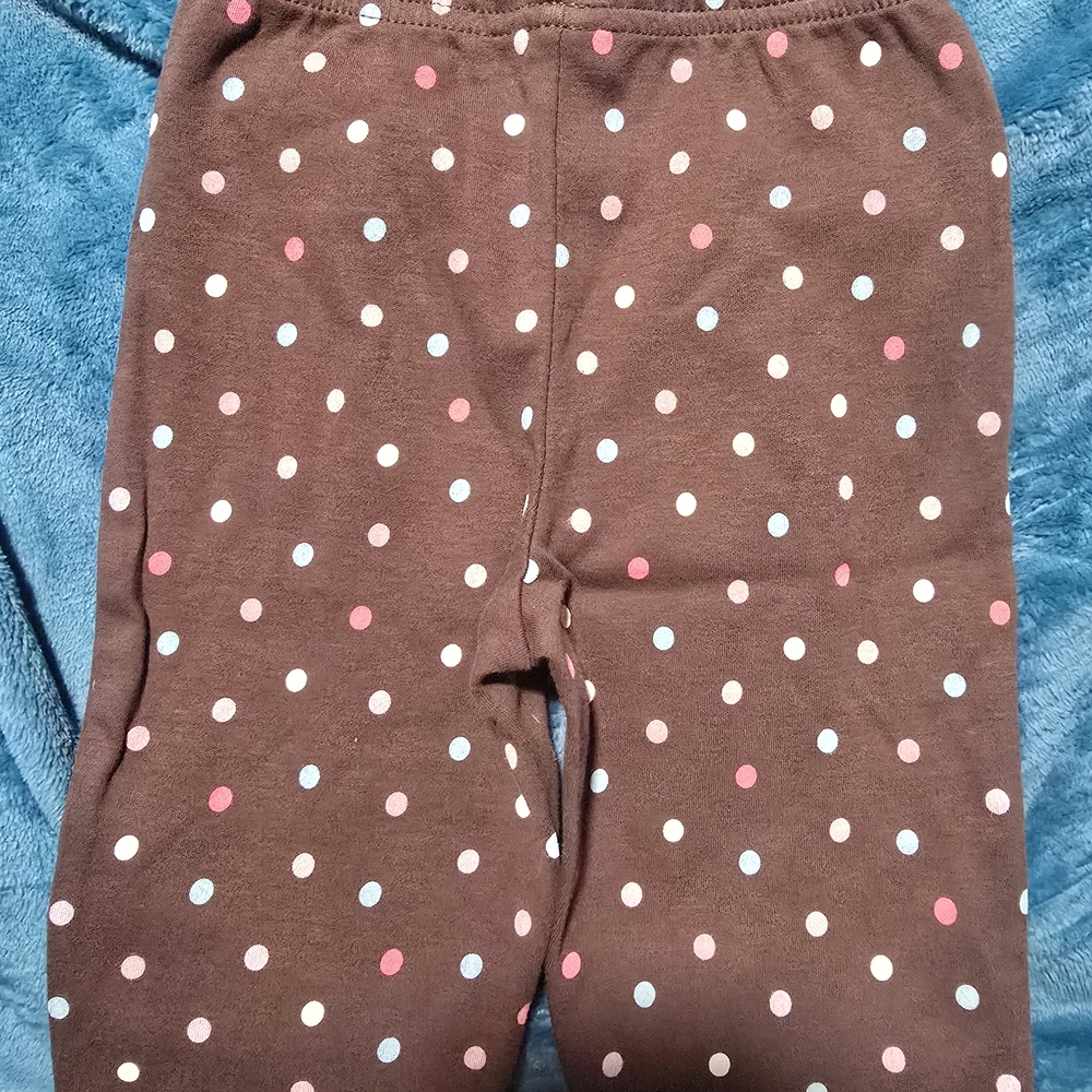 Carter's Brown Polka Dot Floral Baby One-Piece Bodysuit - Picture 6 of 7